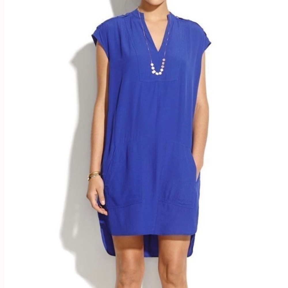 Madewell Morningside Shift Dress with pockets! Sz S